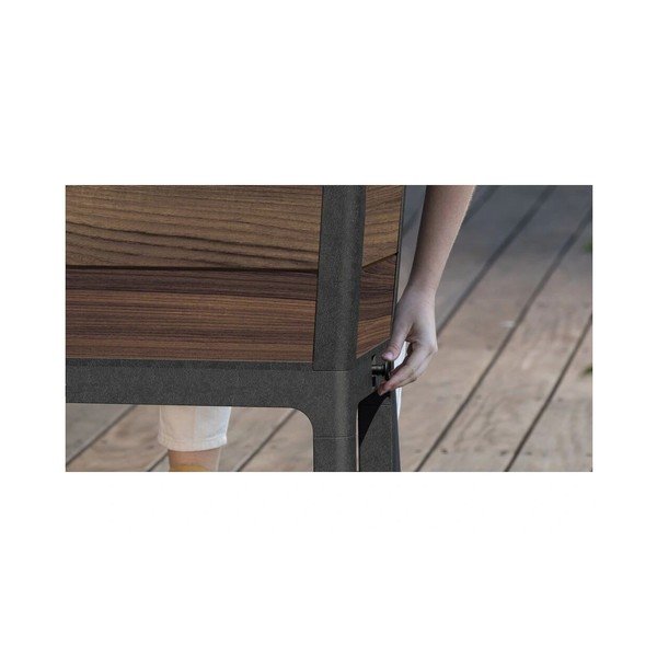 Visoka gredica za sadnju Deco Walnut – Keter-image-3