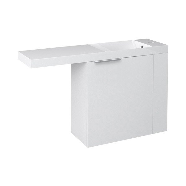 Bijeli zidni ormarić bez umivaonika 50x50 cm Latus Vi – Sapho