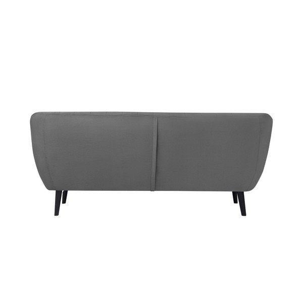 Siva sofa za tri Mazzini Sofe Toscane, crne noge-image-2