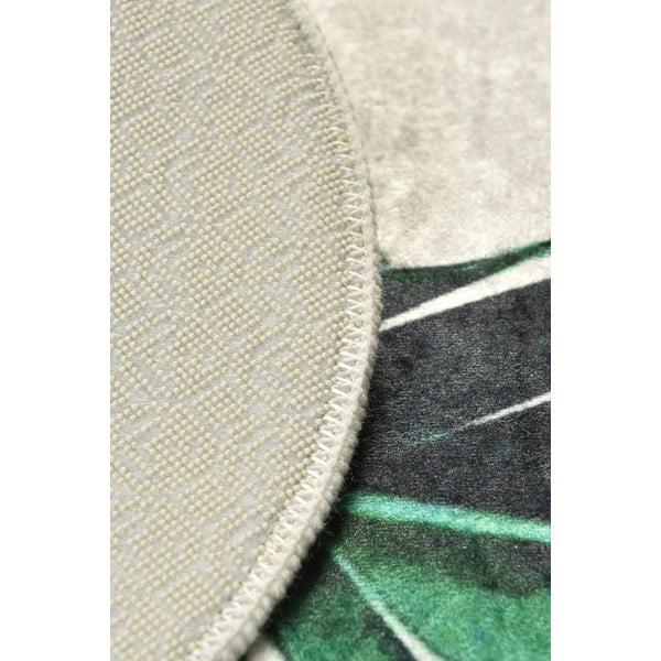 Zelene/bež kupaonske prostirke u setu 2 kom 60x100 cm Floret – Foutastic-image-2