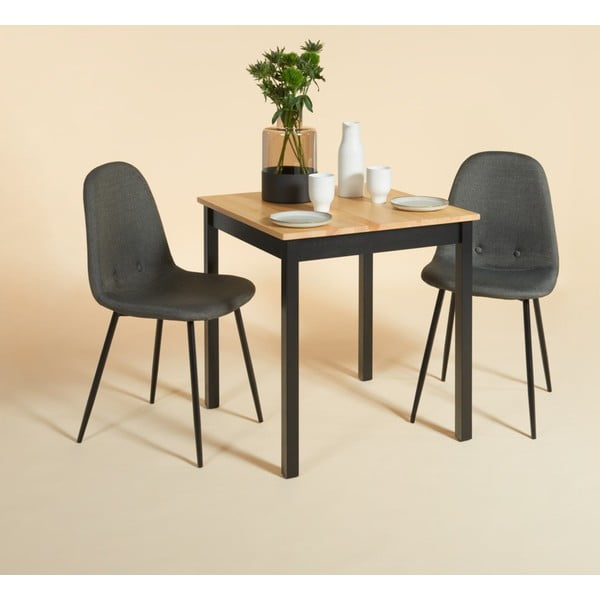 Set od 2 tamno sive blagovaonske stolice Bonami Essentials Lissy-image-1