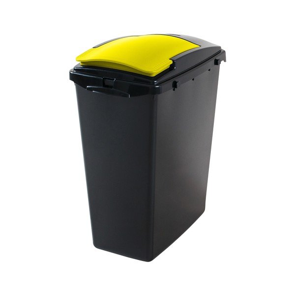 Žuti  plastičan poklopac za kantu za smeće za odvojeni otpad – Addis-image-1