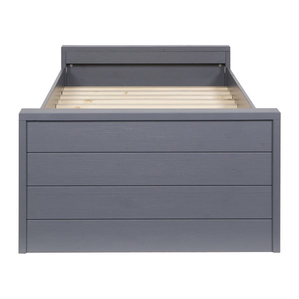 Sivi krevet 90x200 cm Dennis – WOOOD-image-3