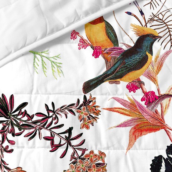Pamučni  prošiveni prekrivač 240x260 cm Birds of paradice – Happy Friday-image-2