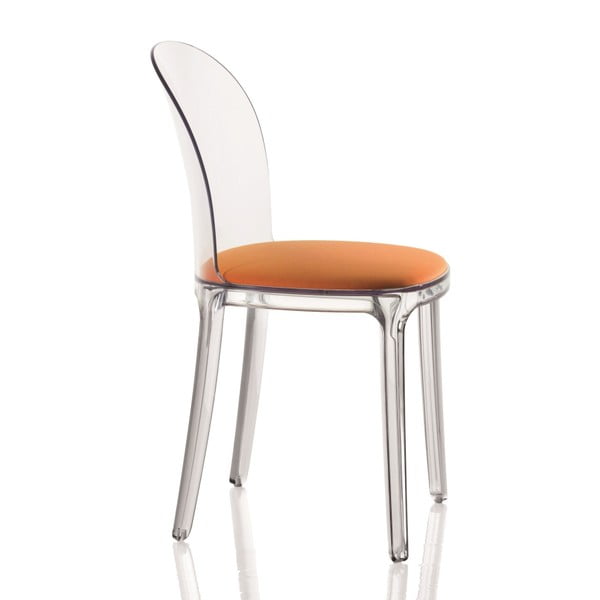 Magis Vanity stolica s narančastim sjedalom
