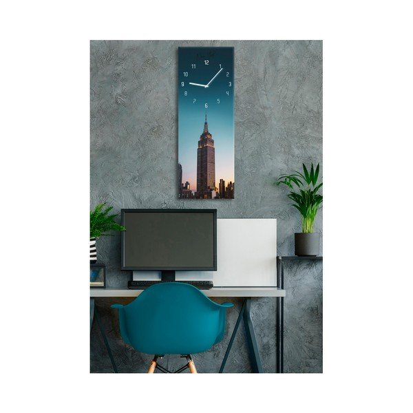Zidni sat Styler Glassclock Manhattan, 20 x 60 cm-image-1