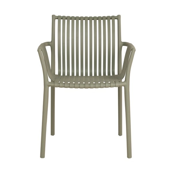 Zelene plastične vrtne stolice u setu 2 kom Tulsa – House Nordic-image-2