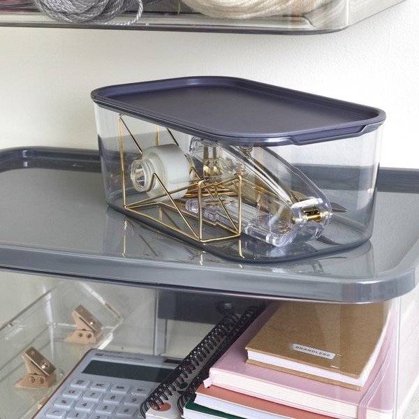 Kutija za pohranu s poklopcem od reciklirane plastike iD Wallspace - iDesign-image-1