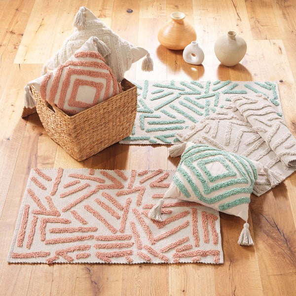 Mentol zeleni/krem periv tepih 60x90 cm Athena – douceur d'intérieur-image-2