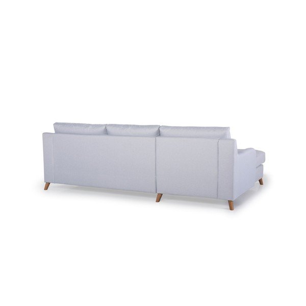 Svijetlo siva sofa s ležaljkom na lijevoj strani Scandic Lewis-image-1