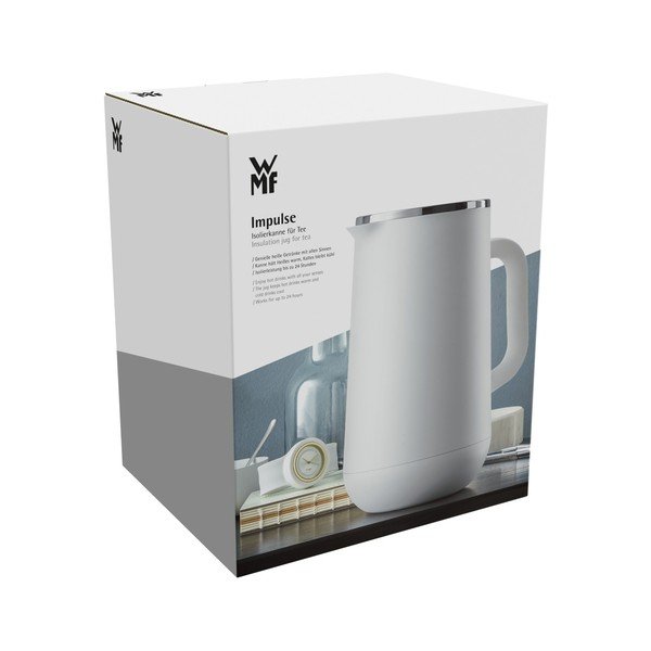 Termosica od nehrđajućeg čelika u bijeloj boji WMF Cromargan® Impulse, 1 l-image-1