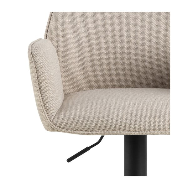 Bež barska stolica podesive visine/s naslonima za ruke (visine sjedala 85 cm) Glenda – Actona-image-3