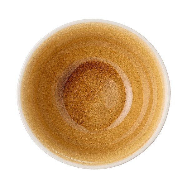 Žuta zdjelica od kamenine Bloomingville Rani, ø 13 cm-image-2