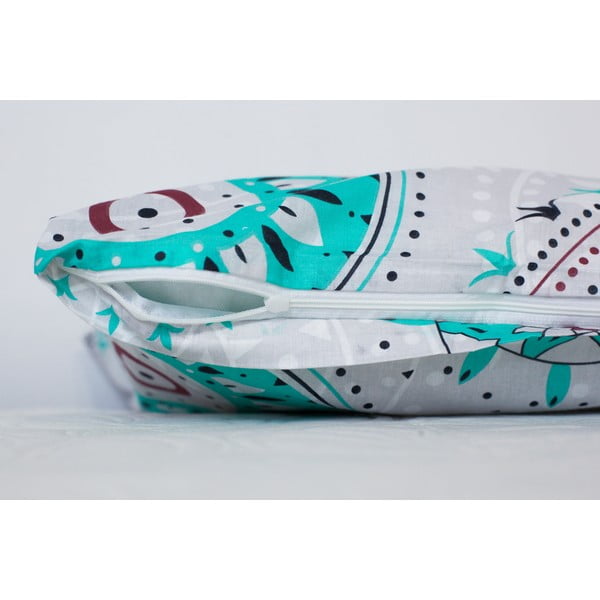 Pamučna posteljina s tirkiznim ukrasima Cotton House Mandala, 140 x 200 cm-image-2