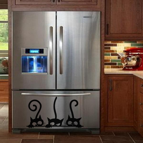 Zidna naljepnica Ambiance Funny Cats Trio, 20 x 35 cm-image-1