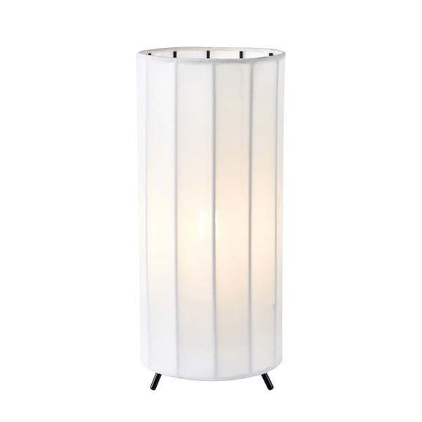 Crno-bijela stolna lampa s tekstilnim sjenilom (visina 31,5 cm) Hikari – Markslöjd