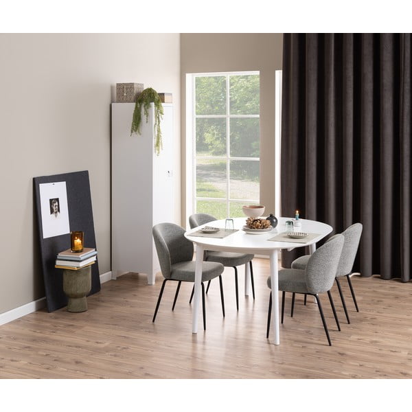 Sive blagovaonske stolice u kompletu od 2 kom Patricia - Actona-image-1