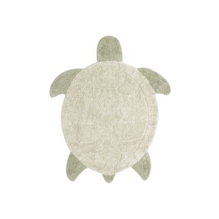 Bež periv/ručno rađen pamučan dječji tepih 110x130 cm Sea Turtle – Lorena Canals