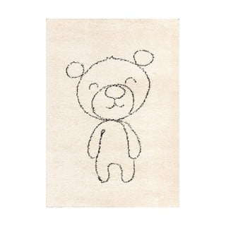 Bež antialergijski dječji tepih 170x120 cm Teddy Bear - Yellow Tipi