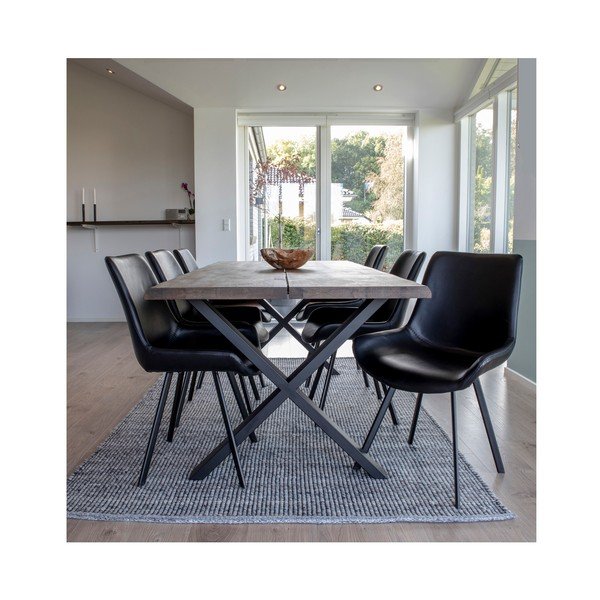 Crne blagovaonske stolice u setu 2 kom Memphis – House Nordic-image-1