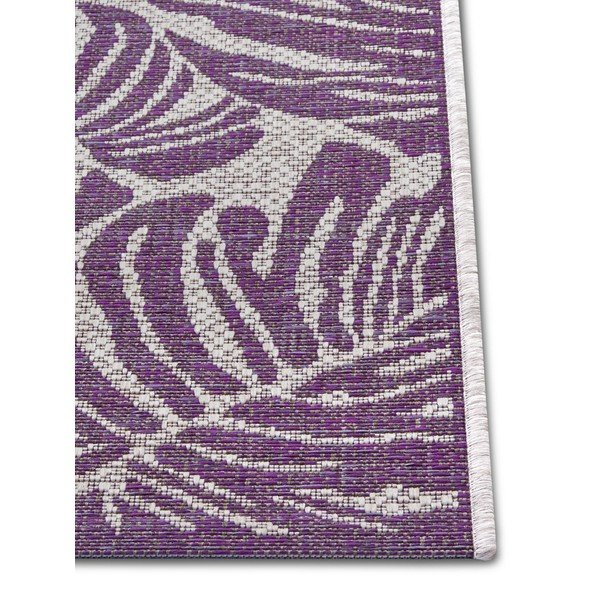 Ljubičasto-bež vanjski tepih NORTHRUGS Monstera, 140 x 200 cm-image-2