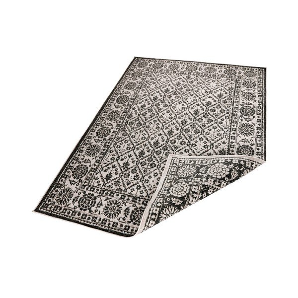 Dvostrani tepih s crno-bijelim uzorkom Bougari Curacao, 120 x 170 cm-image-2