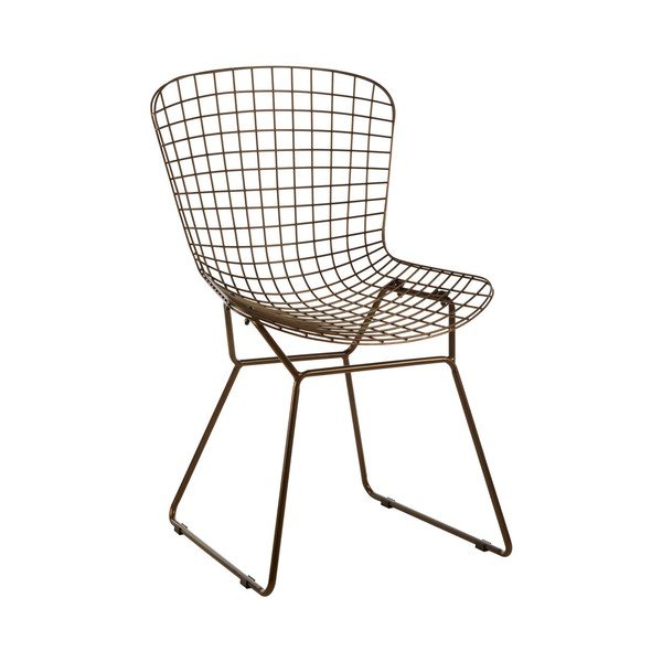 Metalna blagovaonska stolica u brončanoj boji District – Premier Housewares