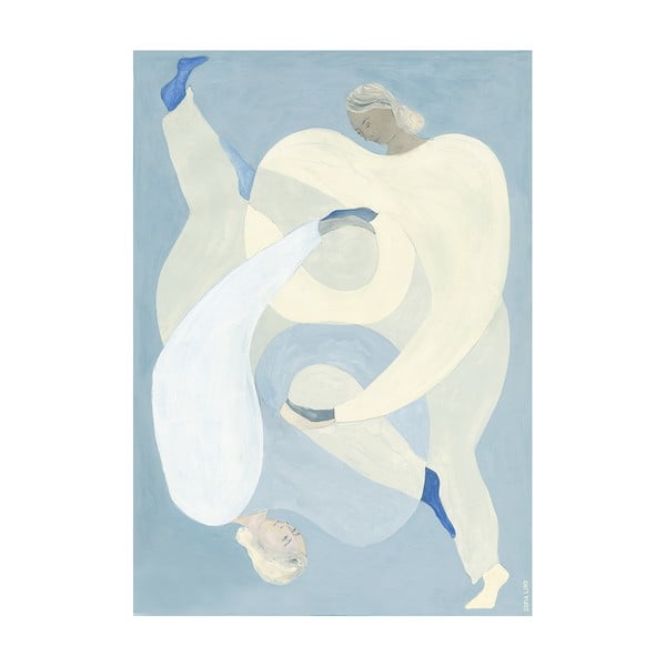 Plakat 70x100 cm Hold You - Blue – Sofia Lind – The Poster Club