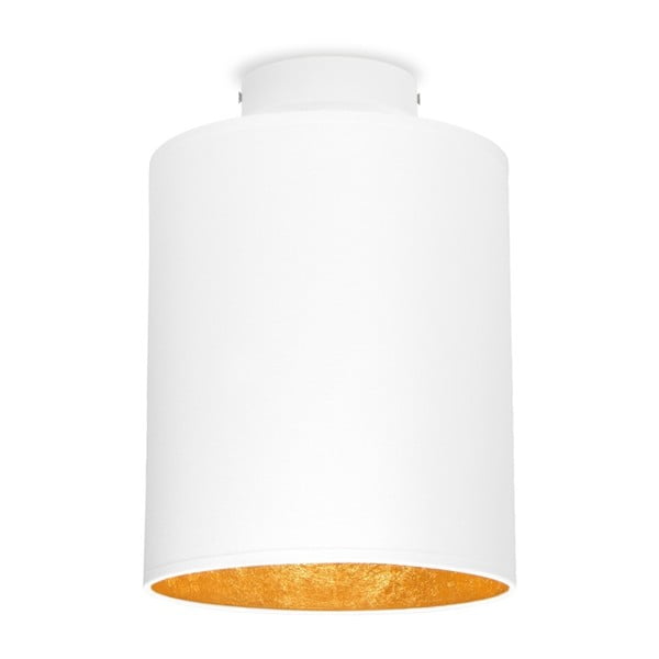 Bijela stropna svjetiljka sa zlatnim detaljima Sotto Luce MIKA Elementary XS PLUS CP
