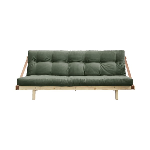 Podesiva sofa Karup Design Jump Natural Clear/Maslinasto Zelena