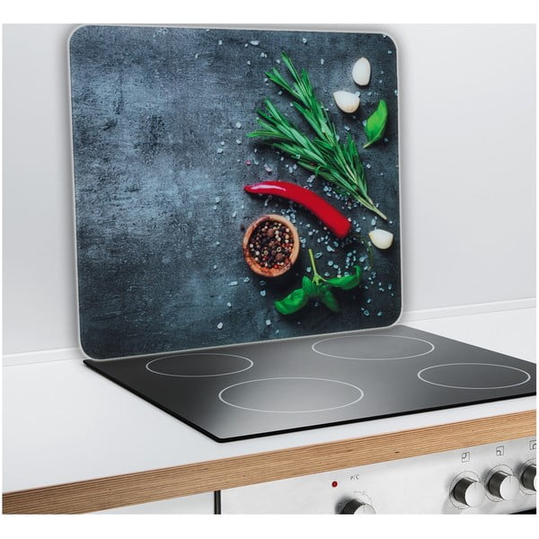 Zidna obloga za štednjak od kaljenog stakla 50x56 cm Rosemary - Maximex-image-1