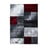 Bordo/sivi tepih 80x150 cm Hawaii – Ayyildiz Carpets
