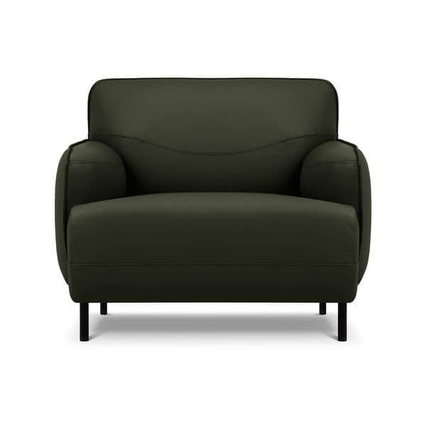 Zelena kožna fotelja Windsor & Co Sofas Neso