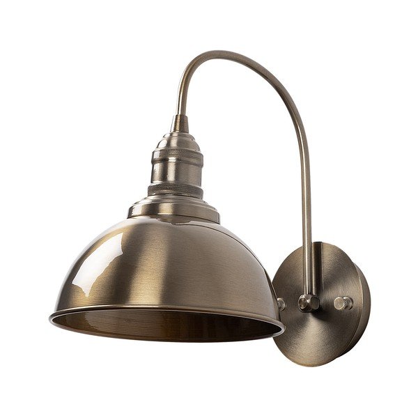 Mjedena zidna lampa ø 21 cm Varzan – Opviq lights