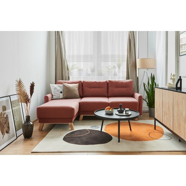 Ružičasta kutna garnitura s promjenjivim kutom Bonami Selection Pop-image-1