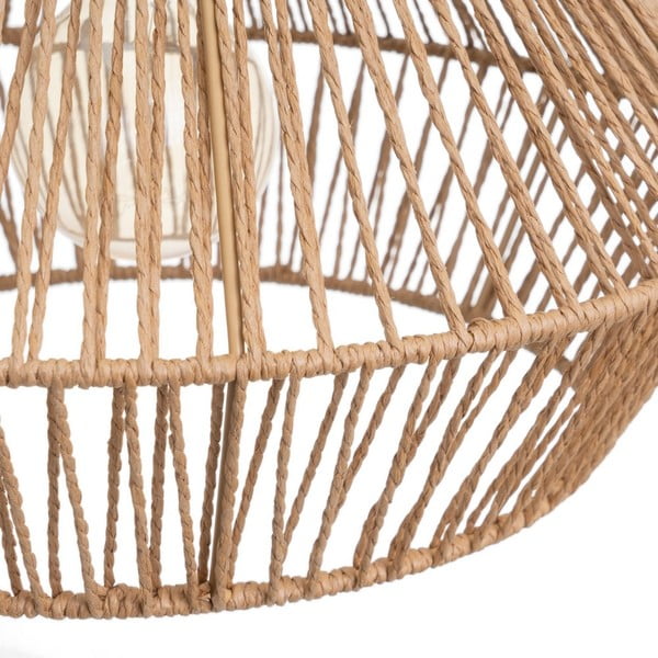 Viseća svjetiljka u prirodnoj boji sa sjenilom od papirne špage ø 38 cm – Casa Selección-image-3