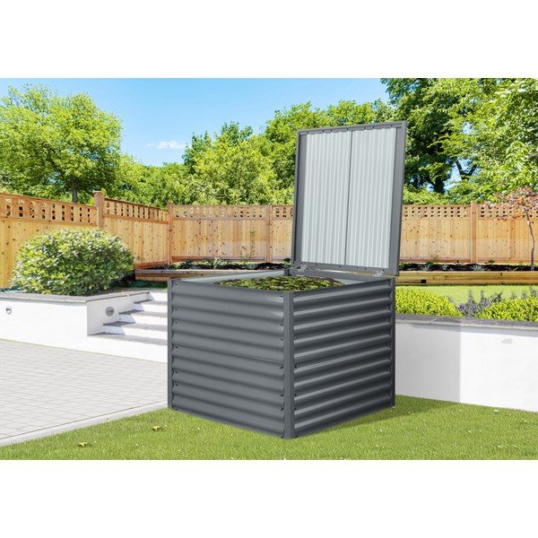Tamno sivi komposter 820 l Premium – Rojaplast-image-1