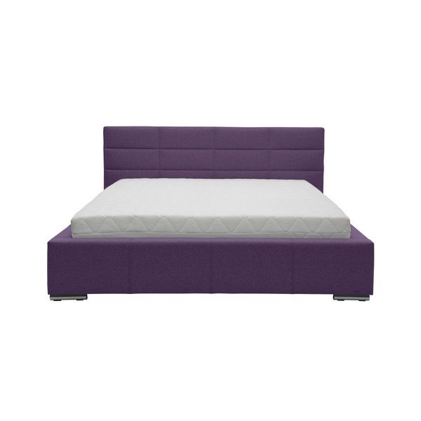 Ljubičasti bračni krevet Mazzini Beds Reve, 160 x 200 cm-image-1