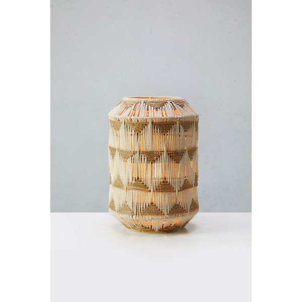 Stolna lampa u prirodnoj boji s tekstilnim sjenilom/sa sjenilom od jute (visina 35 cm) Ano – Markslöjd-image-3