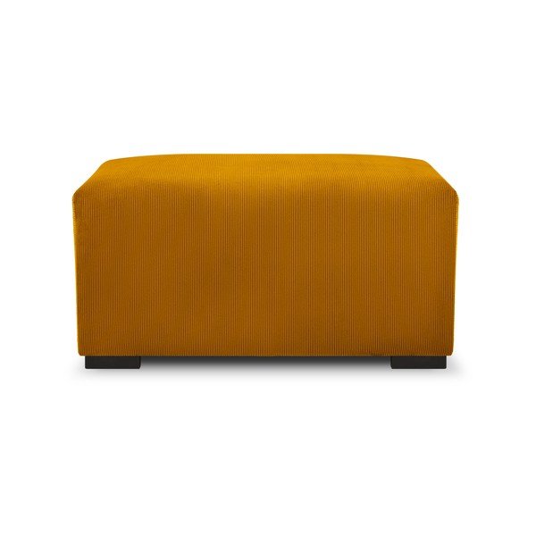 Žuti baršunasti tabure Cosmopolitan Design Hobart-image-3