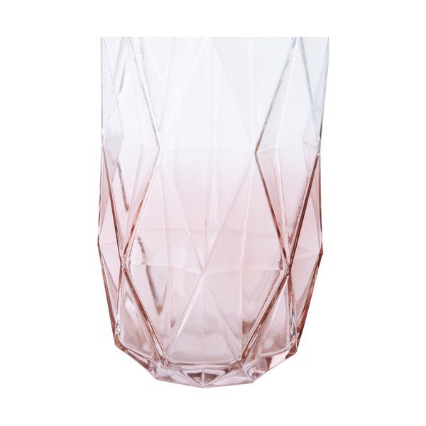 Ružičasta staklena vaza (visina 28 cm) Brice – Premier Housewares-image-1
