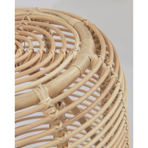Okrugao pomoćni stol od ratana ø 45 cm Kohana – Kave Home-image-3