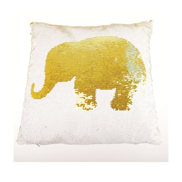 Dakls Elephant Amarillo jastuk sa šljokicama, 40 x 40 cm