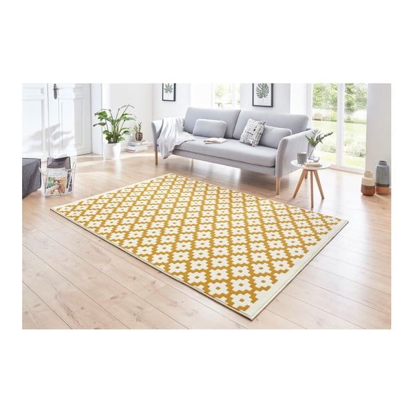Krem-žuti tepih Hanse Home Celebration Lattice, 160 x 230 cm-image-1