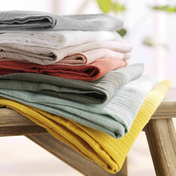 Bijela posteljina za krevet za jednu osobu od muslina 140x200 cm Angelia – douceur d'intérieur-image-2