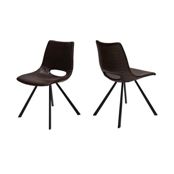 Set od 4 smeđe stolice Canett Coronas-image-1