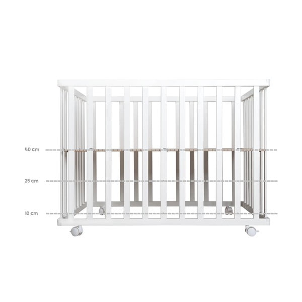 Bijeli putni krevetić 100x75 cm Sternenzauber – Roba-image-2