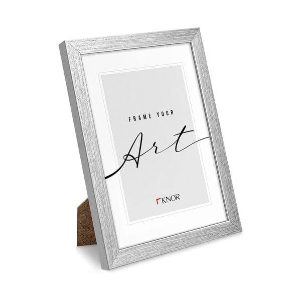 Stojeći/viseći okvir u srebrnoj boji 20x26 cm – knor