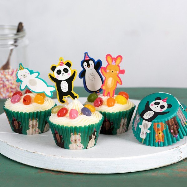 Rex London Party Animals set ukrasa za cupcake-image-1