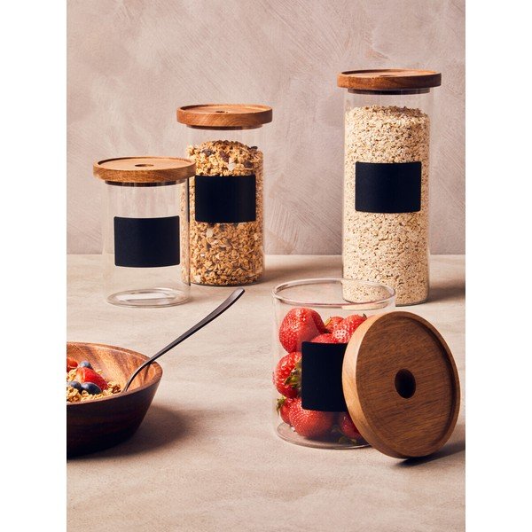 Staklena posuda za namirnice za čuvanje hrane Tromso – Premier Housewares-image-1